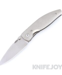 Three Rivers Mfg Atom 20CV Blade Pinstripe Titanium 3D Contoured Scales