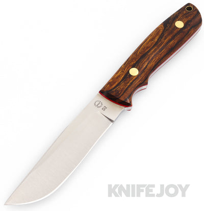 Dozier Knives Custom Fixed Blade Model KS-7 Wilderness D2 Blade with Cocobolo Wood Handles