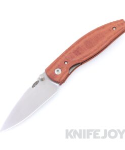 Three Rivers Mfg Atom 20CV Blade Orange Micarta 3D Contoured Scales