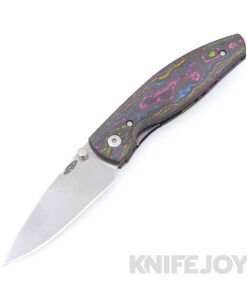 Three Rivers Mfg Atom 20CV Blade 80's Camo Carbon 3D Contoured Scales