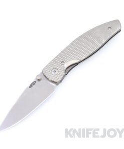 Three Rivers Mfg Atom MagnaCut Blade Lizard Skin Titanium 3D Contoured Scales