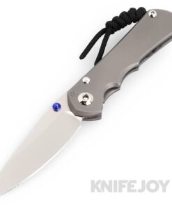 Chris Reeve Knives Small Inkosi Plain Insingo Magnacut Blade with Glass Blasted Titanium Handles