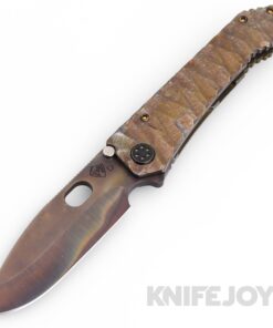 Medford Knives 187 DP D2 Vulcan Blade with "Scorched Earth" Predator Handles/ OS TumPVD Hardware and Clip