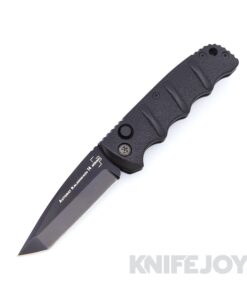 Boker Knives Boker Plus 01KALS101 KALS74 Auto Knife Black Tanto Blade with Black Aluminum Handles