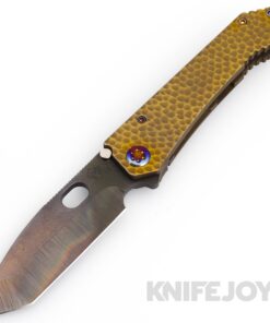 Medford Knives 187 DPT D2 Vulcan Tanto Blade with Bronze Cobblestone Handles/ Flamed Hardware and Bronze Clip