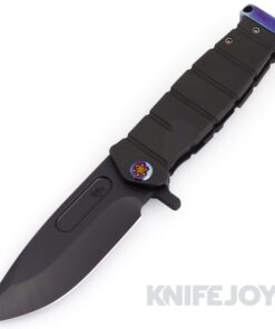 Medford Knives USMC FF S45VN DLC Blade with DLC Handles/ Flamed Hardware and Clip