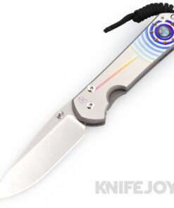 Chris Reeve Knives Large Sebenza 31 Drop Point Magnacut Blade with Unique Graphic Cabochon Handles/ Triple Mosaic Opal