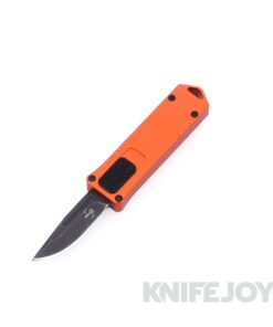 Boker Knives Boker Plus 06EX267 USB 2.0 Auto OTF Black Stonewash Blade with Orange Aluminum Handles