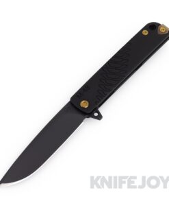 Medford Knives M-48 S45VN DLC Blade with Black Handle/ Bronze Hardware and Clip
