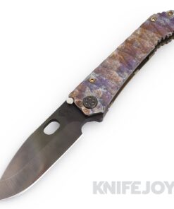 Medford Knives 187 DP D2 Vulcan Drop Point Blade with Scorched Earth Predator Handles/ OS TumPVD Hardware and Clip