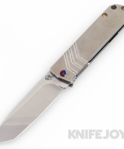 Medford Knives The Antik S35VN Tumbled Tanto Blade with Tumbled Handles/ Flamed Hardware and Clip