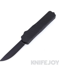 Boker Knives 06HK002 HK SP01 Auto Black D2 Drop Point Blade with Black Aluminum Handles