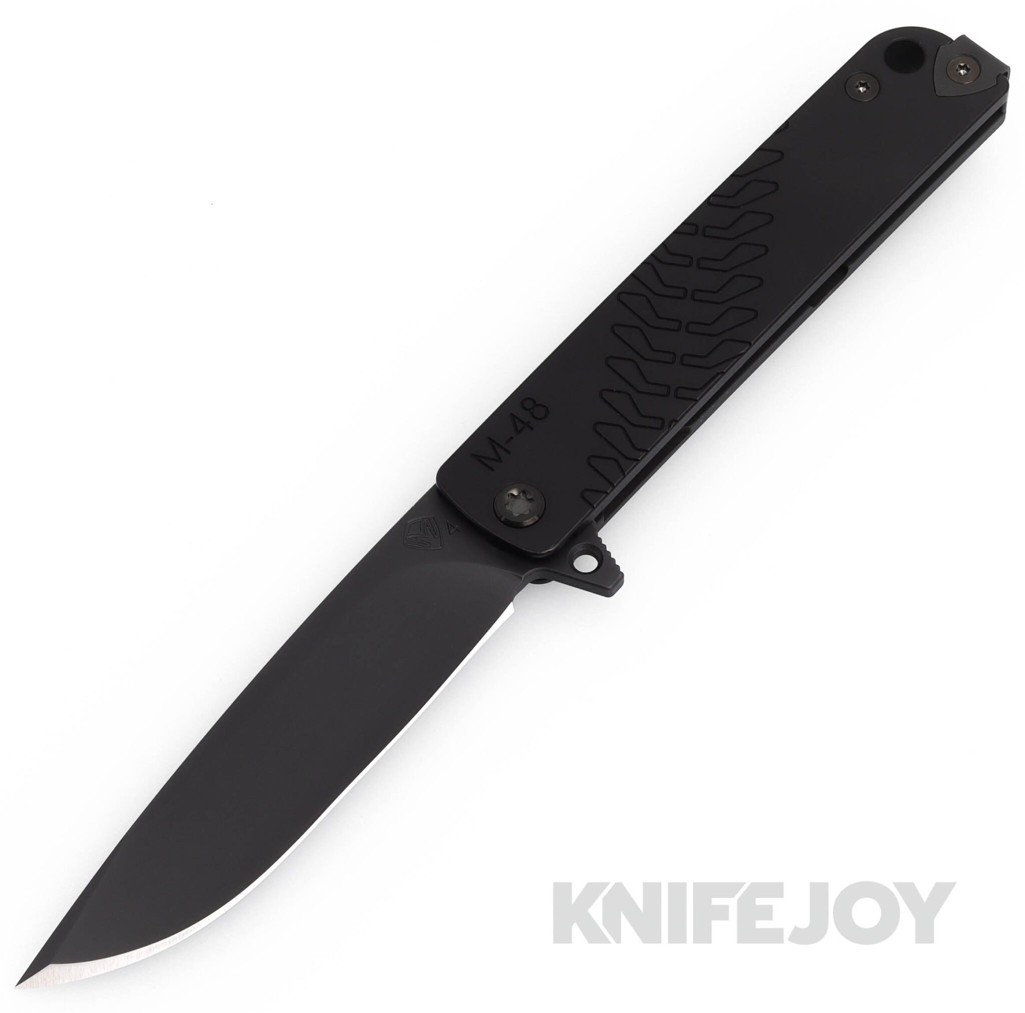 Medford Knives M-48 S45VN DLC Blade with Black Handles/ Black Hardware/ DLC Clip
