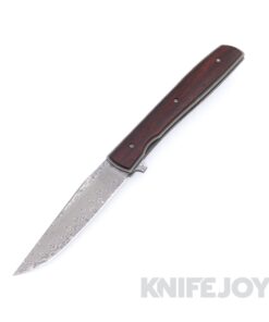 BOKER KNIVES BOKER PLUS URBAN TRAPPER COCOBOLO SCALES DAMASCUS BLADE 01BO176DAM