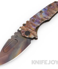 Medford Knives Praetorian Genesis "T" S45VN Vulcan Drop Point Blade with Scorched Earth Predator Handles/ OS TumPVD Hardware and Clip