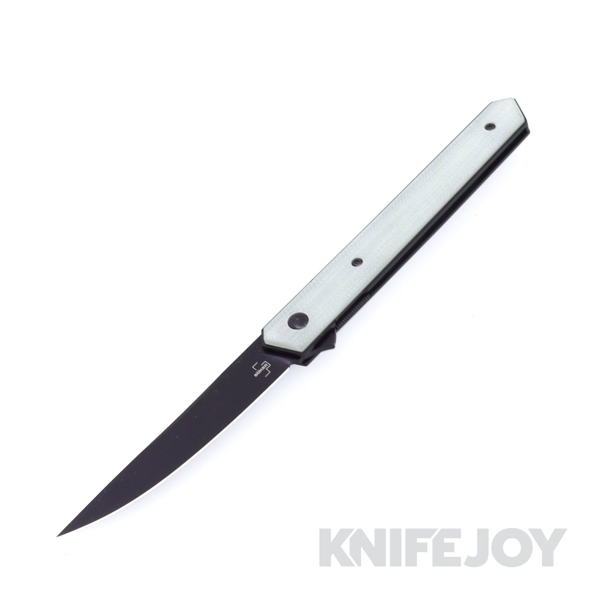 BOKER KNIVES BOKER PLUS KWAIKEN AIR BLACK BLADE JADE G10 SCALES 01BO343