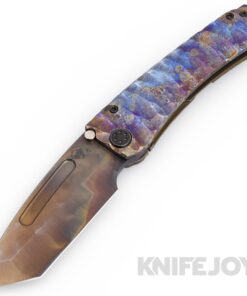 Medford Knives Marauder-H S45VN Vulcan Tanto Blade with Scorched Earth Predator Handles/ OS TumPVD Hardware and Clip