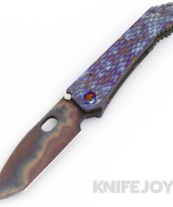Medford Knives 187 DPT D2 Vulcan Tanto Blade with BB/ Cement PenFlm Dragon Skin Handles/ Flamed Hardware and Clip
