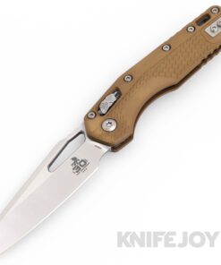 MICROTECH Standard Issue 210T-10PMDE30 MSI 30th Anniversary Ram Lock Folder Single Edge Stonewash Standard Blade with Dark Earth Polymer Tri-Grip Handles