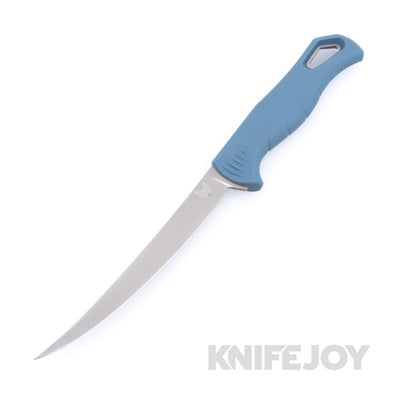 Benchmade Fishcrafter™ 18030 Depth Blue Santoprene® 5" Trailing point Magnacut