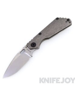 Mick Strider Custom Knives SnG Stonewashed Magnacut Blade with CC Titanium Handle Acid washed Scales