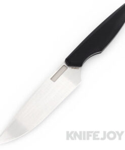 Vero Engineering Utility 5 Drop Point Hand Satin Nitro-V Blade with Black G10 Handles