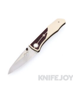 Jesse Jarosz Custom Samsara Super Gold 2 Blade Titanium Frame and Compression Lock With Ivory Micarta and Bakelite Scales
