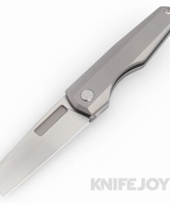 Vero Engineering Neuron Gen2 Non Flipper Hand Polished Satin Blade with Stonewash Titanium Handles
