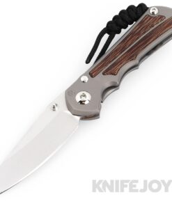 Chris Reeve Knives Small Inkosi Plain Insingo Magnacut Blade with Glass Blasted Natural Canvas Micarta Handles