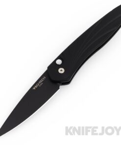 Pro-tech Knives PT3437 Newport Auto with 3D Wave Handle and DLC Blade