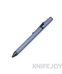 Fellhoelter / Captain Axel Titanium Ice Blue Twist Tuxedo with Zirc Tip and Cap / DLC Bolt and Handle