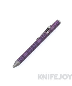 Fellhoelter / Captain Axel Titanium Purple Anodized SIne Wave Textured with Crystal Ti Cap and Tip