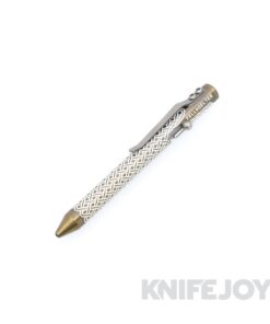 Fellhoelter Tibolt G2 Bronze Ti Engraved Full Celtic with White Cerakote inlay
