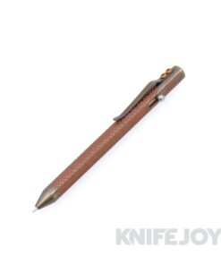 Fellhoelter / Captain Axel Custom TiBolt Releaded Pencil Celtic Machined Pattern with Burnt Orange Cerakote Inlay Dark Wash Finish