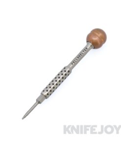 Fellhoelter Titanium Screw-It Tool Dot Milled Body with Machined Copper Ball on Bearings