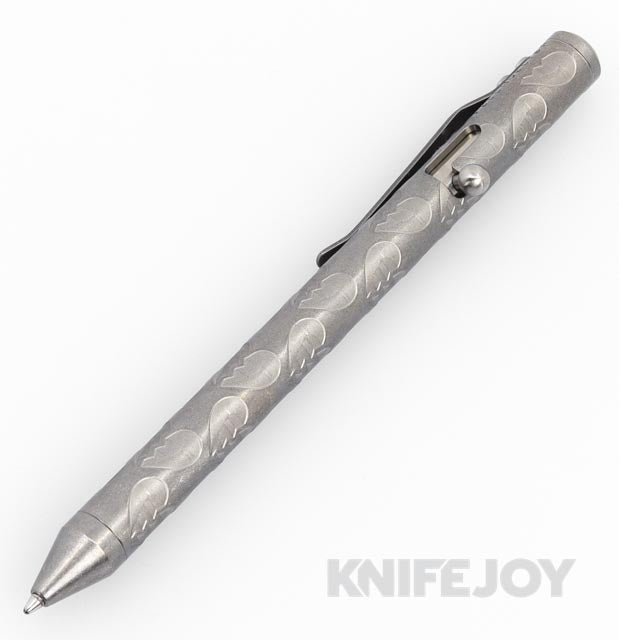 Fellhoelter Tibolt Full Size Engraved Standard Broken Heart Titanium Pen