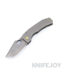 Zermeno Knives Tyr 80% Nitro-V Blade with Titanium Handles Anodized Titanium Hardware (Copy)