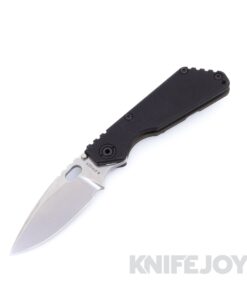 Mick Strider Knives SnG Magnacut Blade with Hybrid Peel Ply Black G10 / Tiger Stripe Titanium Scales