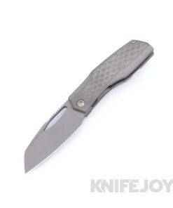Prince Customs Protean Folder Knife 20CV Blade with Exclusive Dragon Scale Textured Blasted Handles