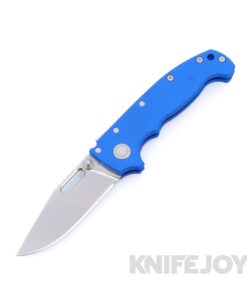 Demko Knives MGAD20I Slim Clip Point Nitro-X7 Blade with Blue Machine Textured G10 Handles