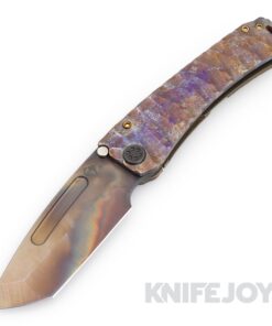 Medford Knives Marauder-H S45VN Vulcan Tanto Blade with Scorched Earth Predator Handles/ "OS" TumPVD Hardware and Clip