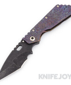 Mick Strider Custom Knives XL Custom Grind Blade with Anodized Titanium Handles