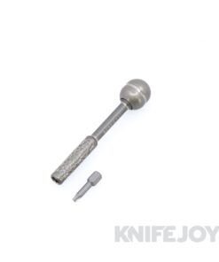 Fellhoelter Titanium Screw-It Tool Titanium Pentagram Milled Body with Fluted Titanium Handle on Bearings