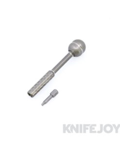 Fellhoelter Titanium Screw-It Tool Titanium Dragon Scale Milled Body with Fluted Titanium Handle on Bearings