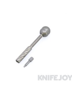 Fellhoelter Titanium Screw-It Tool Titanium Spiral Fluted Body with Fluted Titanium Handle on Bearings