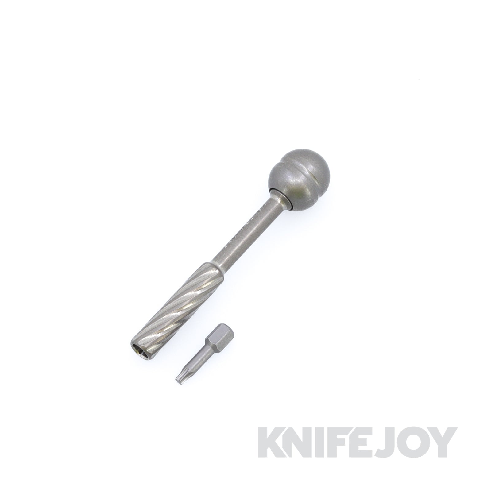Fellhoelter Titanium Screw-It Tool Titanium Spiral Fluted Body with Fluted Titanium Handle on Bearings