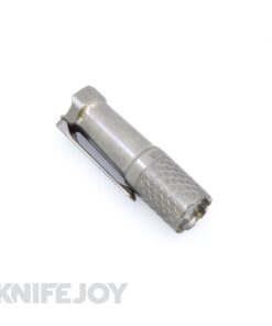Fellhoelter FTD Torch Smooth Titanium Body with Dragon Engraved Titanium Flashlight
