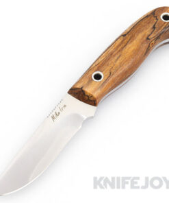 Mike Irie Custom Spearpoint Hand Ground Blade with Wood Handles / Leather Sheath