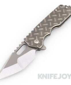 Attn2Detail Mercantile Knives Large MK2 2-Tone Hissatsu/Compound Magnacut Blade with 2-Tone TI Treadplate Handle