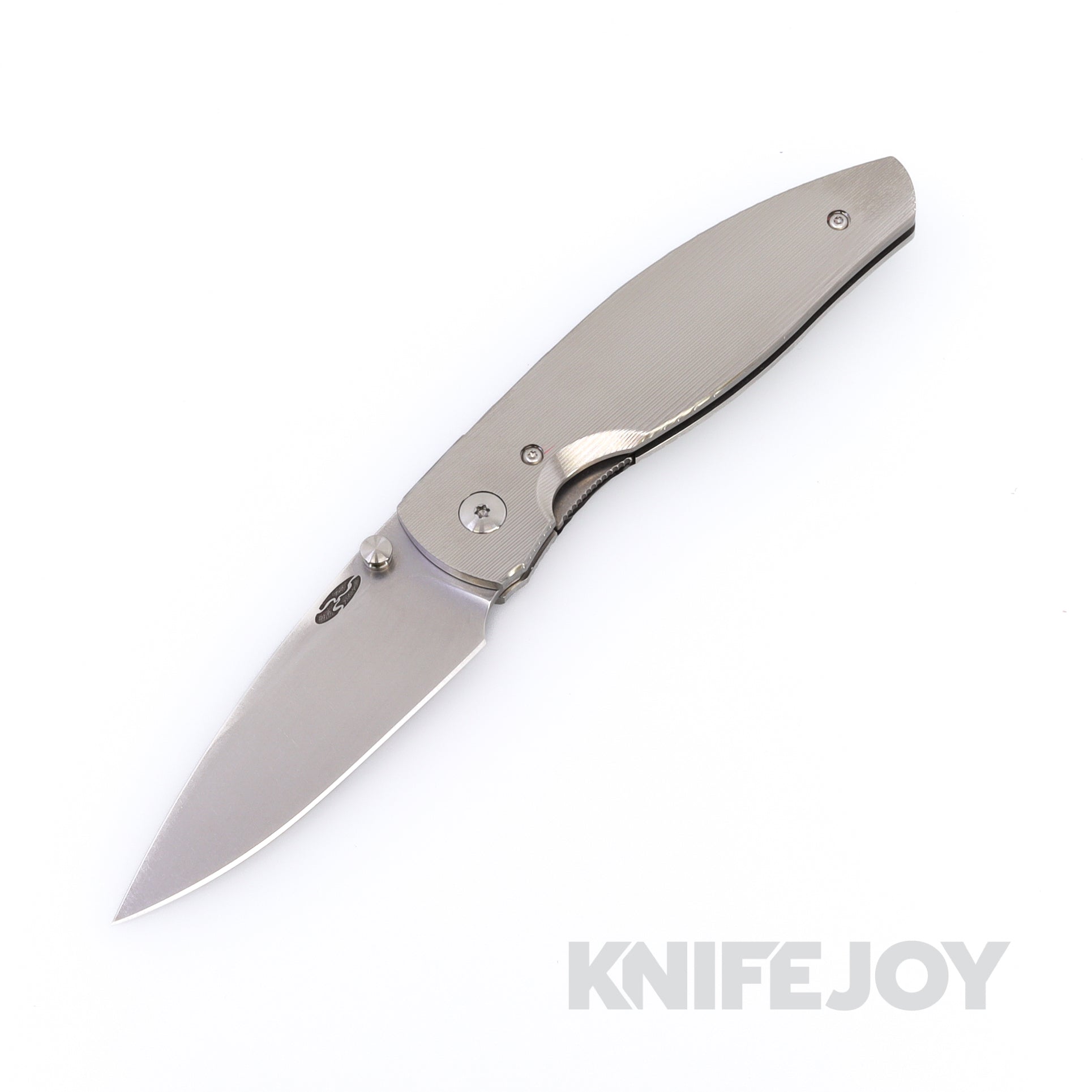 Three Rivers Manufacturing Atom Magnacut Blade Pinstripe Titanium 3D Contoured Scales